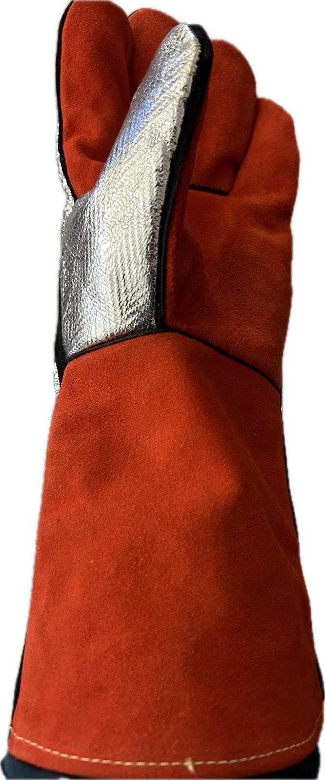 Welding Gloves - work Industrial Aluminum heat resistant safety gloves
