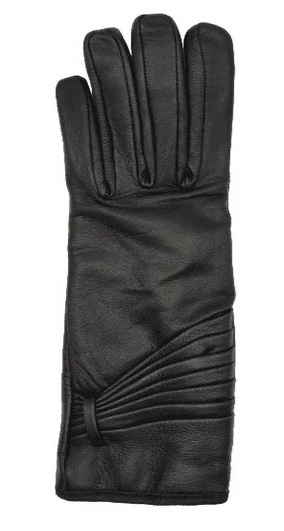 Women Winter Gloves - Premium Sheep Leather- Elegant Design- Fleece Insulated