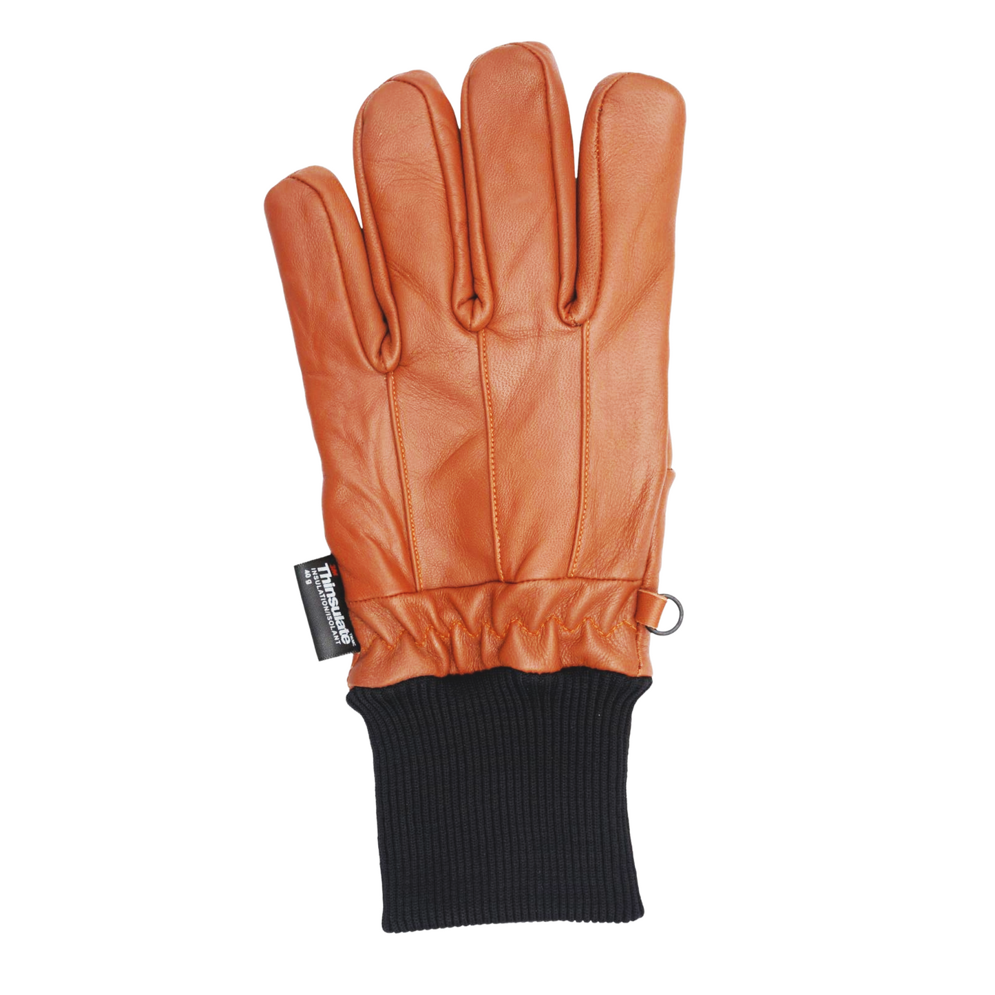 Genuine Leather Winter Gloves with Knit Cuffs – Warm, Soft, and Durable - 3M Fleece Insulated -Unisex-Touchscreen