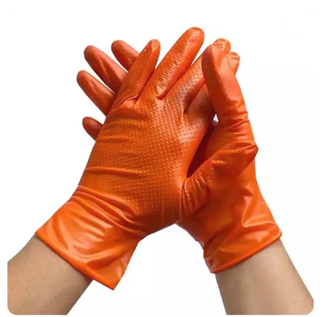 Nitrile Gloves Orange
