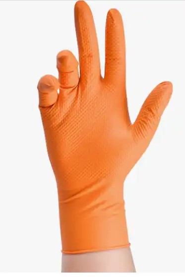 Nitrile Gloves Orange
