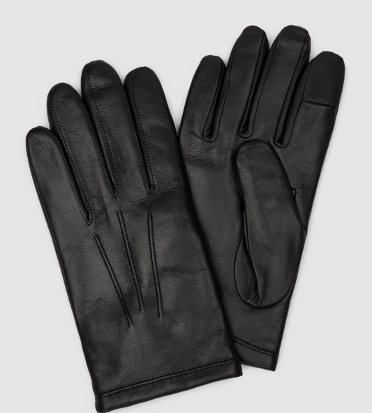 Women Winter Fashion Gloves -2025- Premium Sheep Leather Handcrafted- Insulated Fleece- Size Large - Water Resistant - Touchscreen-