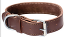 Brown Leather Dog Collar – Durable & Adjustable Pet Collar for Small, Medium & Large Dogs