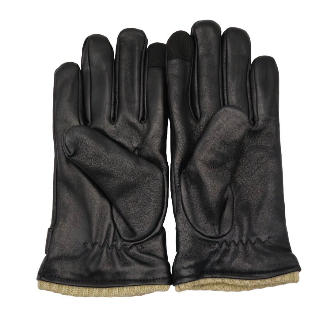 Women Winter Fashion Gloves - Made of Premium Sheep Leather- Fleece Insulated - Size Medium