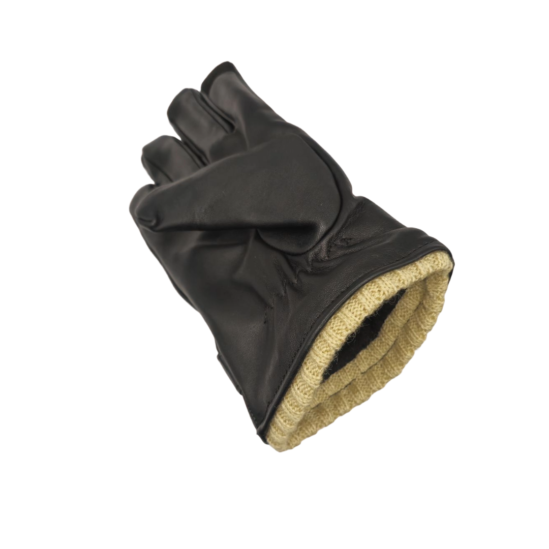 Women Winter Fashion Gloves - Made of Premium Sheep Leather- Fleece Insulated - Size Medium