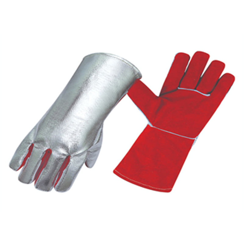 Welding Gloves - work Industrial Aluminum heat resistant safety gloves