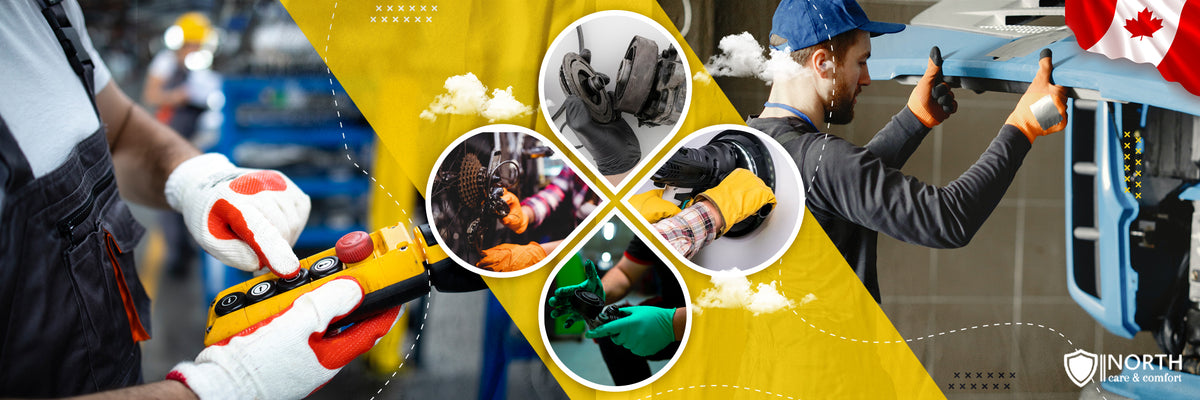 impact glove - work glove - safety glove